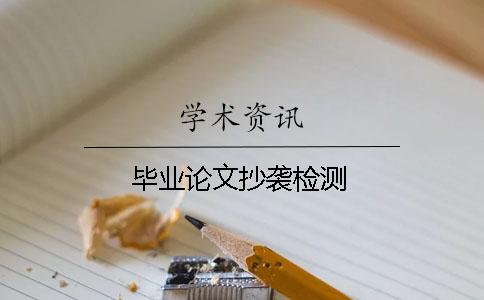 毕业论文抄袭检测